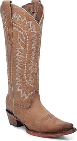CIRCLE G LADIES SAND EMBROIDERY WESTERN BOOT L6277