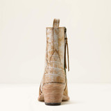 ARIAT JADE X TOE DISTRESSED CREMA CROC PRINT 10063823