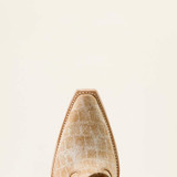 ARIAT JADE X TOE DISTRESSED CREMA CROC PRINT 10063823