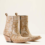 ARIAT JADE X TOE DISTRESSED CREMA CROC PRINT 10063823