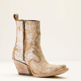 ARIAT JADE X TOE DISTRESSED CREMA CROC PRINT 10063823