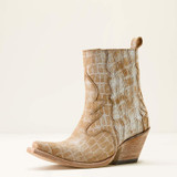 ARIAT JADE X TOE DISTRESSED CREMA CROC PRINT 10063823