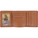 BRIGHTON SILVER CREEK LAS FLORES TRI-FOLD WALLET E80124