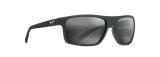 MAUI JIM BYRON BAY POLARIZED WRAP SUNGLASSES NEUTRAL GREY MJ746-02MR