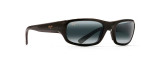 MAUI JIM STINGRAY POLARIZED WRAP SUNGLASSES GREY/BLACK 103-02