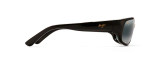 MAUI JIM STINGRAY POLARIZED WRAP SUNGLASSES GREY/BLACK 103-02