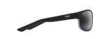 MAUI JIM KAIWI CHANNEL POLARIZED WRAP SUNGLASSES GREY 840-11D