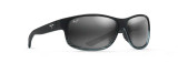 MAUI JIM KAIWI CHANNEL POLARIZED WRAP SUNGLASSES GREY 840-11D