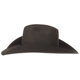 RODEO KING 4 1/2" BRIM 7X OPEN CROWN FELT COWBOY HAT CHARCOAL RK480