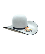 SERRATELLI 6X 5" BRIM OPEN SILVERBELLY 106MKUPPSTL-SB