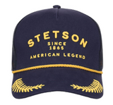 STETSON AMERICAN LEGEND BASEBALL CAP BLUE/GOLD 11-077-0102-0067