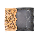 M&F 3D FLORAL BUCK LACE BIFOLD WALLET D2500124107