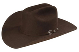 RESISTOL 6X CITY LIMITS 4 1/4 BRIM FELT HAT CHOCOLATE RFCTLM-754222