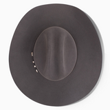 RESISTOL 6X LOGAN GEORGE STRAIT COWBOY HAT CHARCOAL RFLGAN-5242