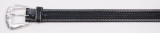 COWBOY CHROME MENS BELT WITH BASKET TOOLING BLACK 1001
