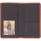 BRIGHTON CATTLE DRIVEN OSTRICH CHECKBOOK WALLET E80435
