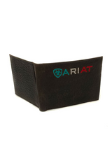M&F ARIAT MENS MEXICO LOGO BIFOLD WALLET BROWN ROWDY A35507282