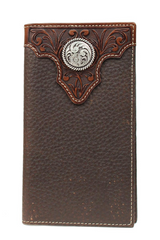 M&F ARIAT MENS RODEO WALLET BROWN A3510202