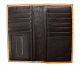M&F NOCONA MENS LARGE BASKETWEAVE RODEO WALLET NATURAL N500050948