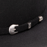 RESISTOL 6X MIDNIGHT COWBOY HAT BLACK RFMDNT-094207