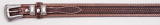 COWBOY CHROME BASKETWEAVE RANGER BELT COGNAC 1826