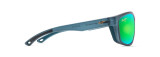 MAUI JIM NUU LANDING POLARIZED WRAP SUNGLASSES GREEN/TEAL GM869-03