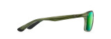 MAUI JIM ONSHORE POLARIZED RECTANGULAR SUNGLASSES GREEN/OLIVE GM798-15C