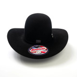 AMERICAN HAT 4 1/2" BRIM / OPEN CROWN 7X BLACK