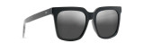 MAUI JIM ROOFTOPS POLARIZED FASHION SUNGLASSES BLACK DSB898-02
