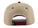 RAISED BY COYOTES CATFISH CAP TAN/RED