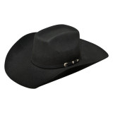 M&F ARIAT MENS 2X WOOL BLACK ADDED MONEY COWBOY HAT A7520201