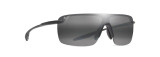 MAUI JIM PALULU POLARIZED SHIELD SUNGLASSES GREY/BLACK MJ0680S-001