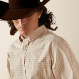 ARIAT PRO SERIES WALT FITTED SHIRT BEIGE 10065789