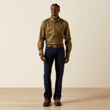 ARIAT FR DENIRO WORK SHIRT REBAR KHAKI 10062743