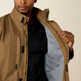 ARIAT MENS FR WORKHORSE INSULATED JACKET FIELD KHAKI 10024029