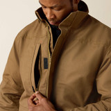 ARIAT MENS FR WORKHORSE INSULATED JACKET FIELD KHAKI 10024029