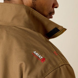 ARIAT MENS FR WORKHORSE INSULATED JACKET FIELD KHAKI 10024029