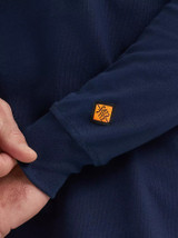 WRANGLER FR FLAME-RESISTANT LONG SLEEVE LIGHTWEIGHT HENLEY NAVY FR3W7NY