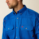 ARIAT MENS FR FEATHERLIGHT WORK SHIRT ROYAL BLUE 10025428