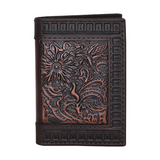 TRENDITIONS JUSTIN MENS EMBOSSED EDGE LEATHER TRIFOLD WALLET 23205322W11