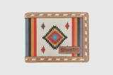 GEM-DANDY WRANGLER MENS NAVAJO BIFOLD WALLET TAN 7604002