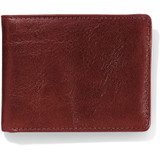 BRIGHTON CARNEGIE PASSCASE WALLET BROWN 89548