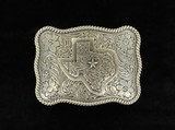 M&F NOCONA TEXAS SCALLOPED ROPE EDGE BUCKLE 37528