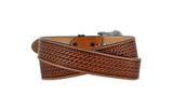 BRIGHTON BRONCO BASKETWEAVE BELT C12264