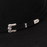 RESISTOL 20X BLACK GOLD 6" OPEN CROWN 5" BRIM COWBOY HAT RFBKGD-165077
