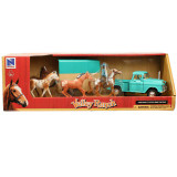 M&F CHEVY PICKUP 1955 AND HORSE TRAILER TOY 5100007