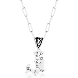 MONTANA WESTERN ENGRAVED INITIAL NECKLACE NC6096-L
