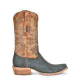 CORRAL MENS BLUE SAND OSTRICH LEG COWBOY BOOTS A4294