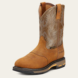 ARIAT MENS WORKHOG PULL-ON WORK BOOT AGED BARK 10001188
