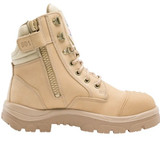 STEEL BLUE MENS SOUTHERN CROSS SIDE ZIPPER STEEL TOE BOOT SAND 812961